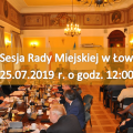 Zdjęcie do aktualności: XIV Sesja Rady Miejskiej w Łowiczu