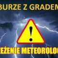 Zdjęcie do aktualności: Ostrzeżenie! Burze z gradem