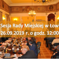 Zdjęcie do aktualności: XVI Sesja Rady Miejskiej w Łowiczu